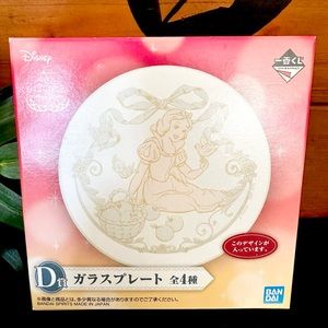 Tokyo Snow White Glass Plate